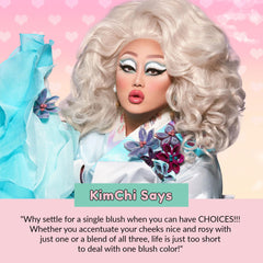 KimChi Chic Cheeky 3Some compact mirror supports quick touch-ups.