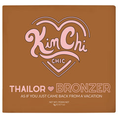 KimChiChic Beauty Thailor Bronzer cabo-glow shade for a sun-kissed Cabo-inspired look.