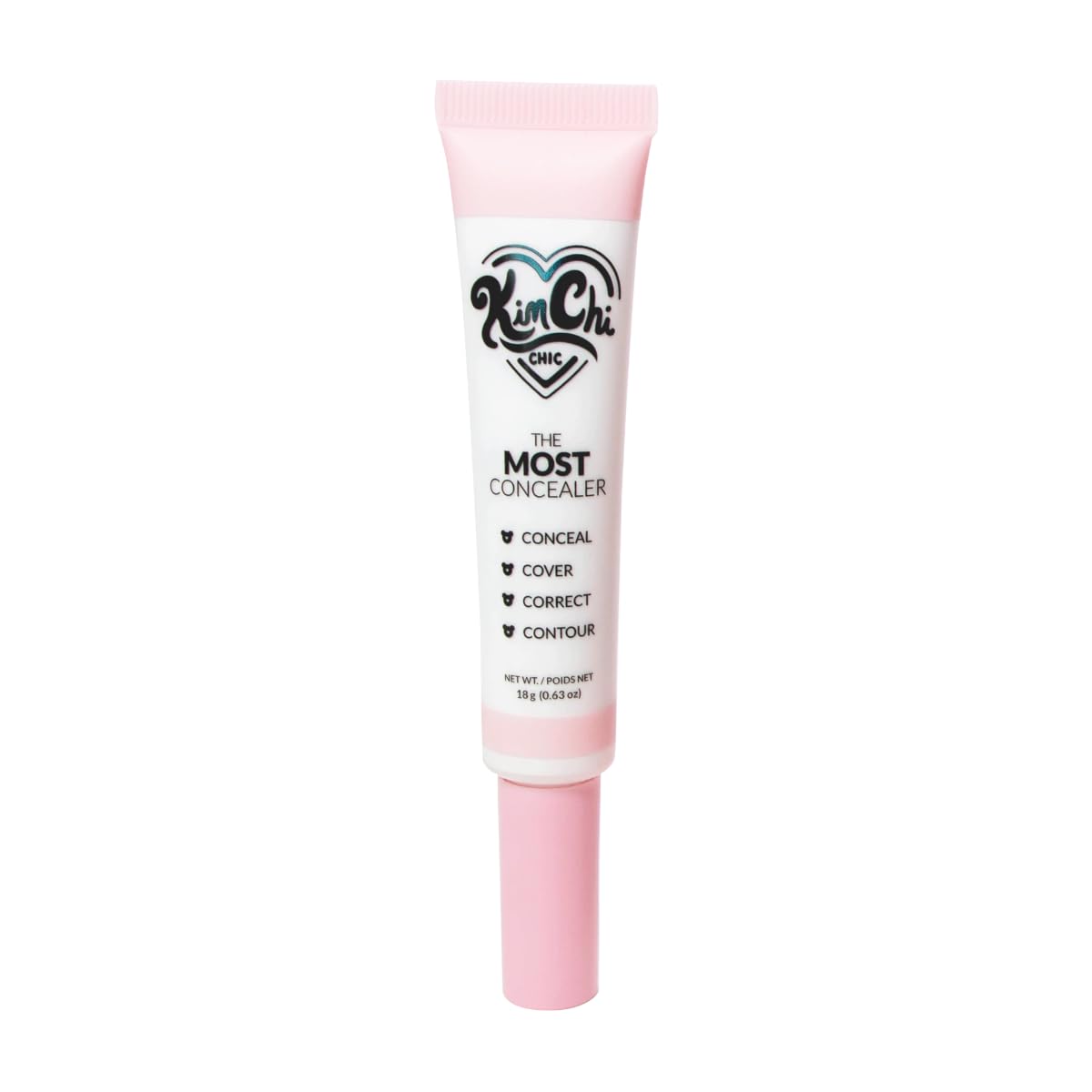 KimChiChic The Most Concealer application on the face delivers seamless coverage.