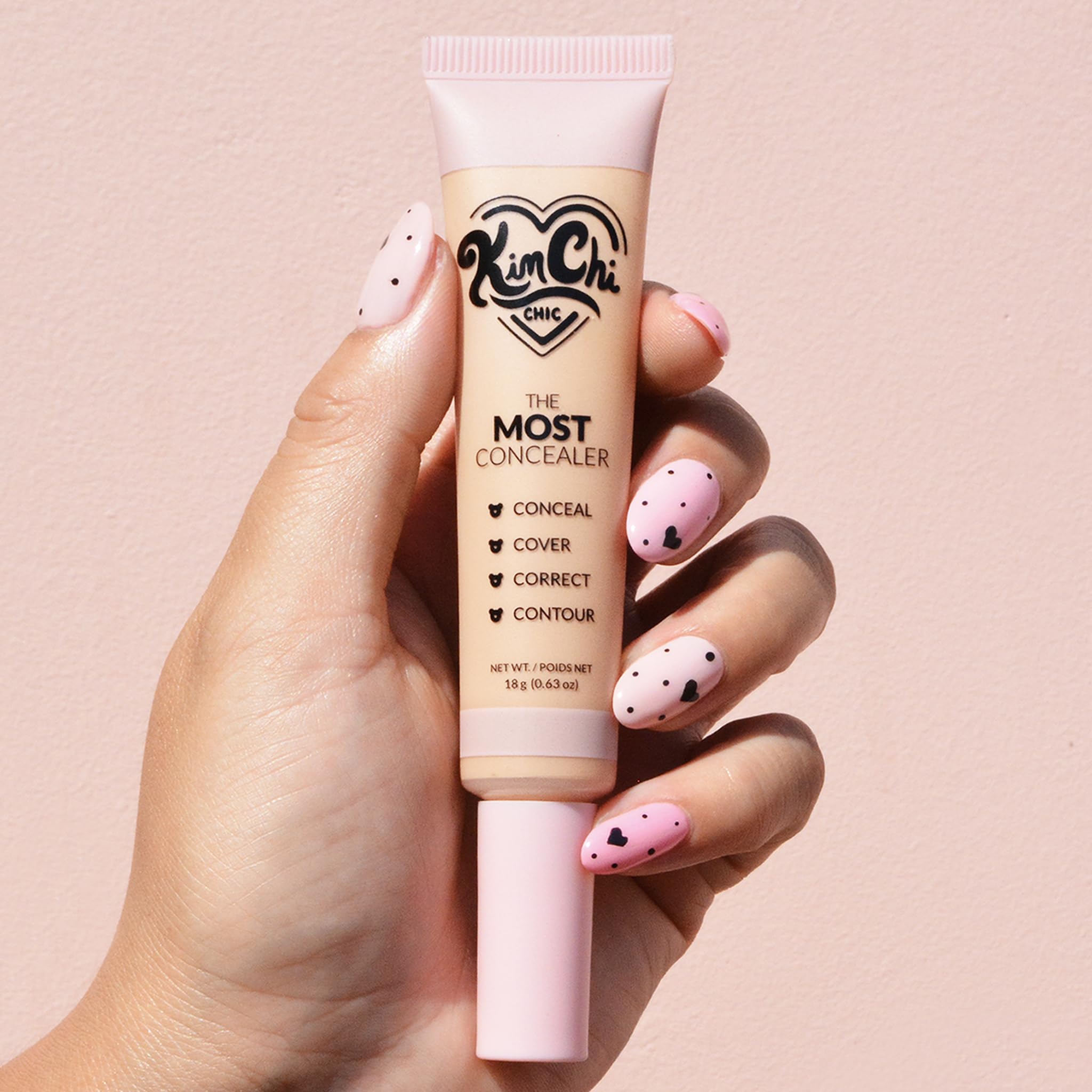 KimChiChic The Most Concealer precision brush enables targeted application and smooth, even blending.