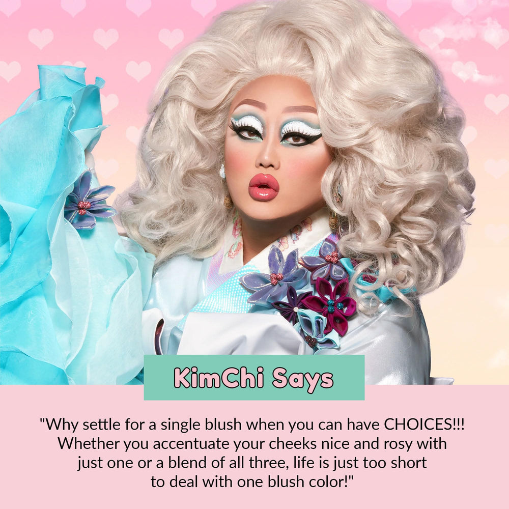 KimChiChic Cheeky 3Some vegan cruelty free blush palette