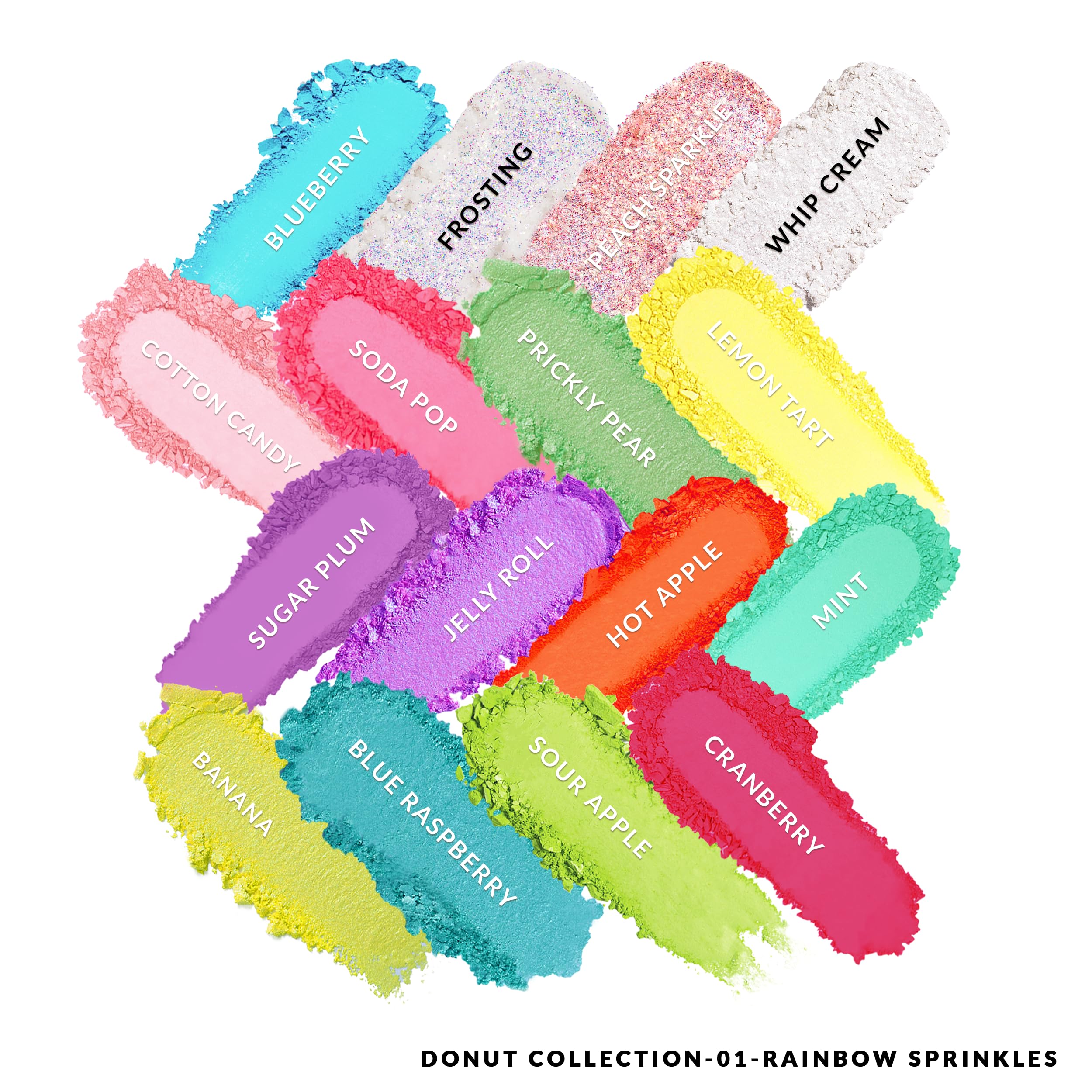 KimChiChic Donut Collection glitter shades sparkle for evening looks.