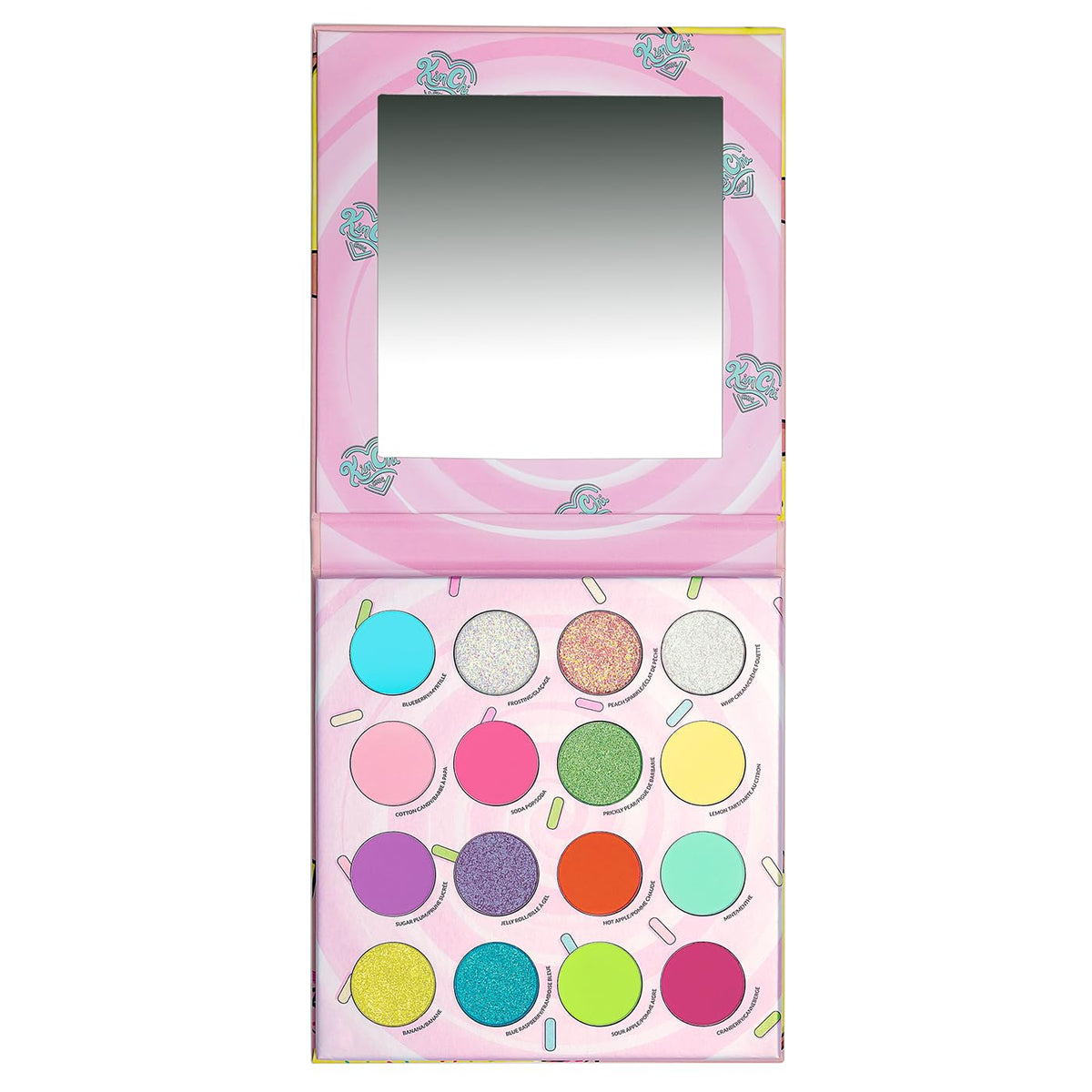 KimChiChic Donut Collection palette open view for bold day-to-night looks.