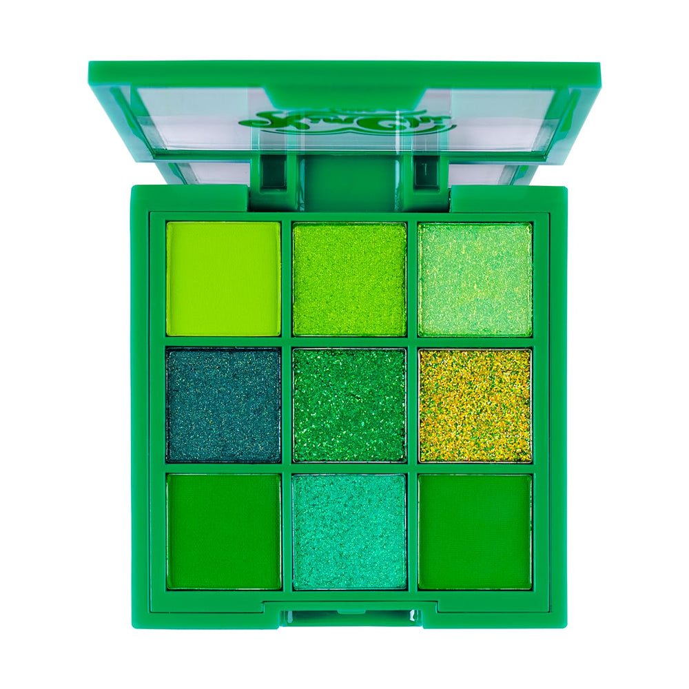 KimChiChic Jewel Collection Emerald Palette close-up shows pigmented emerald tones for bold looks