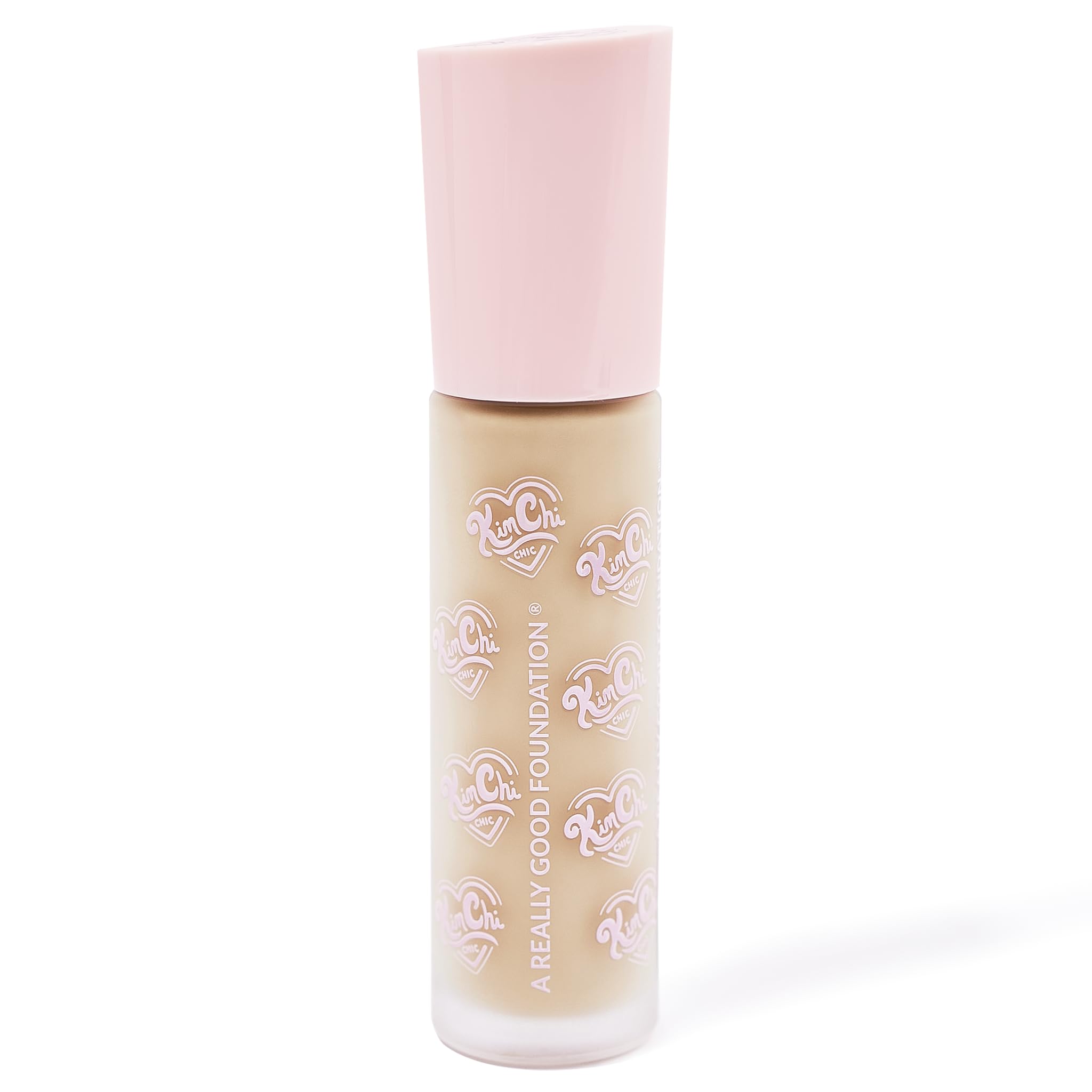 KimChiChic foundation blended with fingertips for easy, comfortable wear.