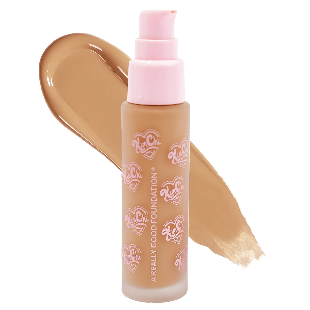 KimChiChic foundation delivering flawless coverage for a natural look.