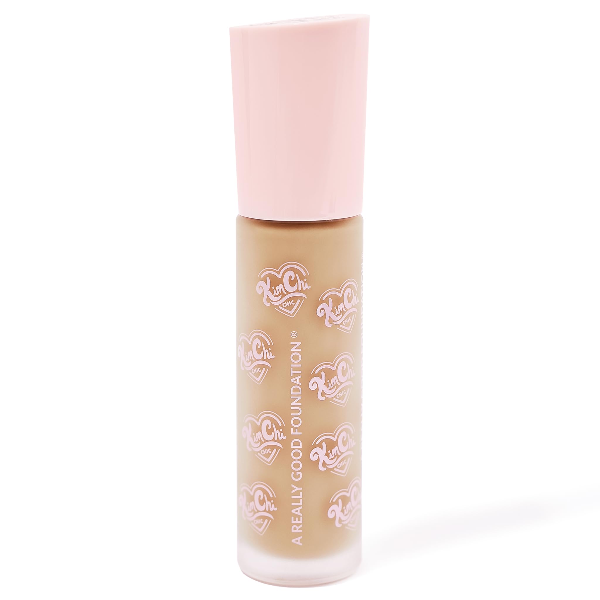 KimChiChic foundation lightweight formula feels breathable on skin
