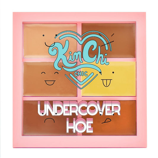 KimChiChic Undercover Hoe Palette compact close-up shows precise coverage and natural finish.