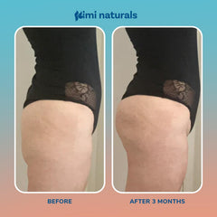 KIMI Curvy Peaches cream on skin demonstrates smooth, even texture.