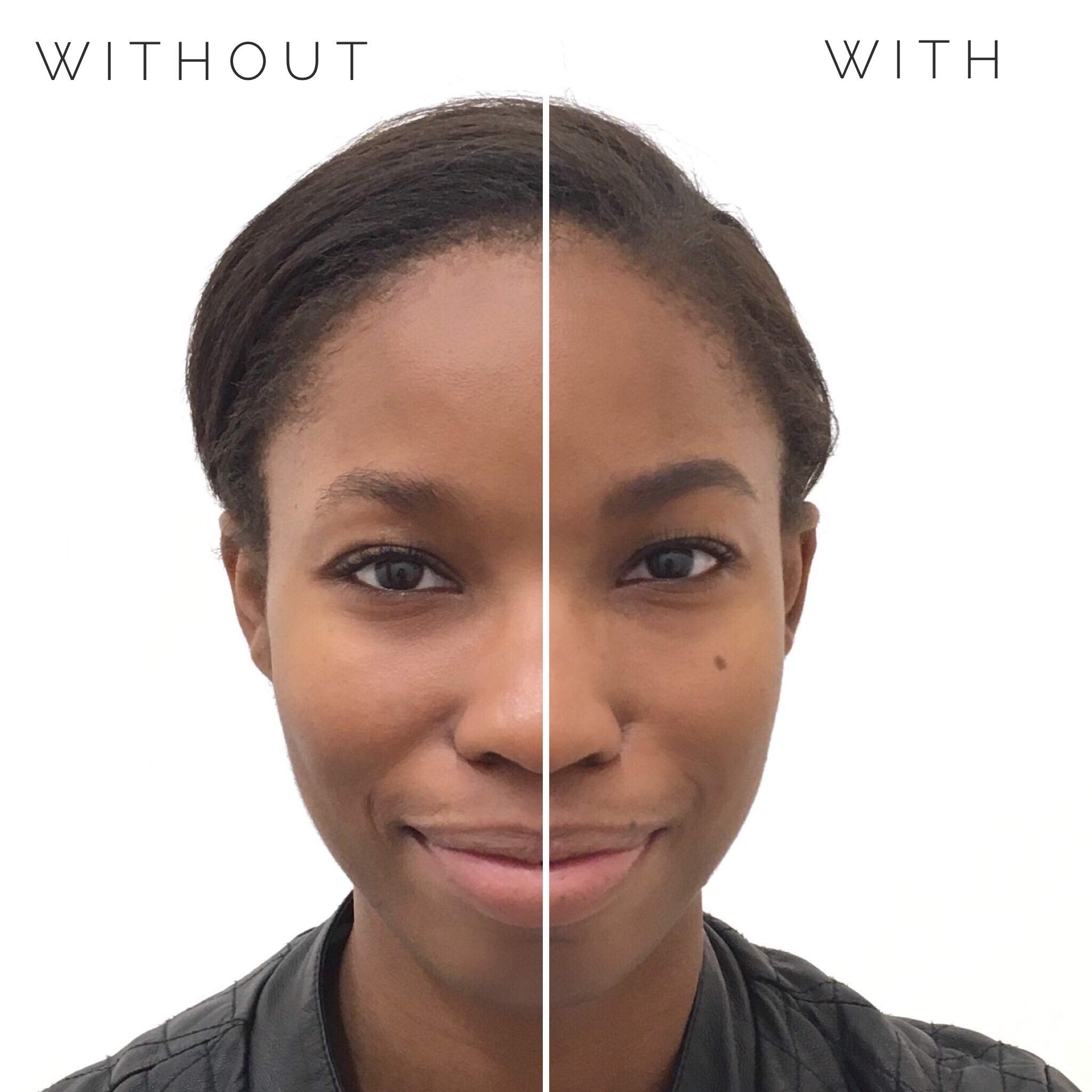 Kimiko covered brush blends brow hairs for a natural-looking finish