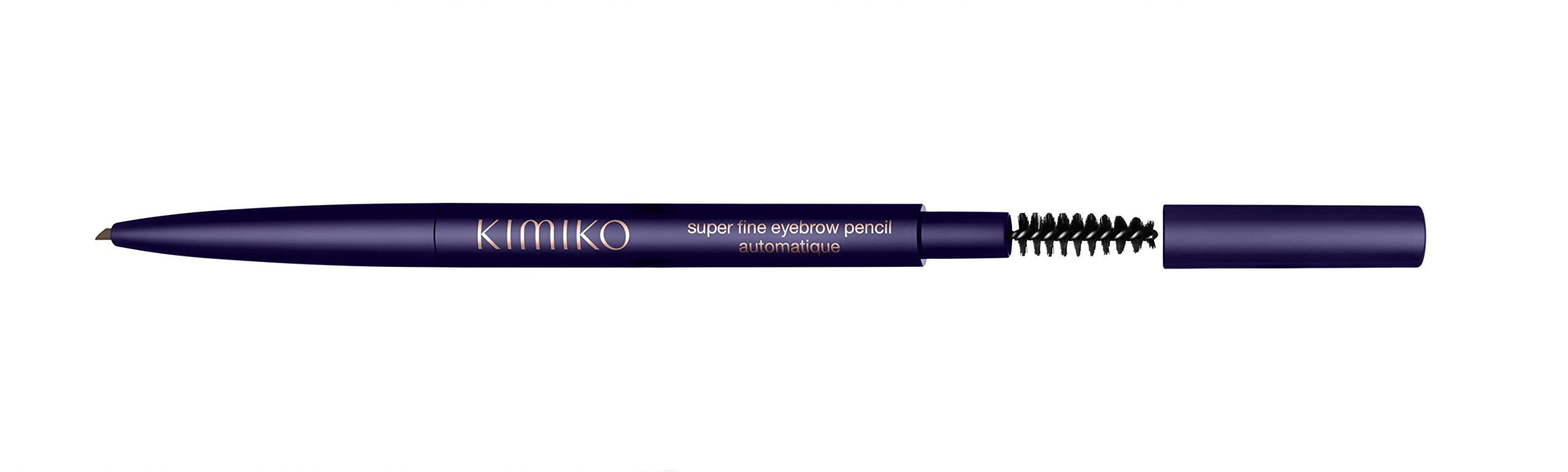 Kimiko packaging and application setup supports a clean brow routine.