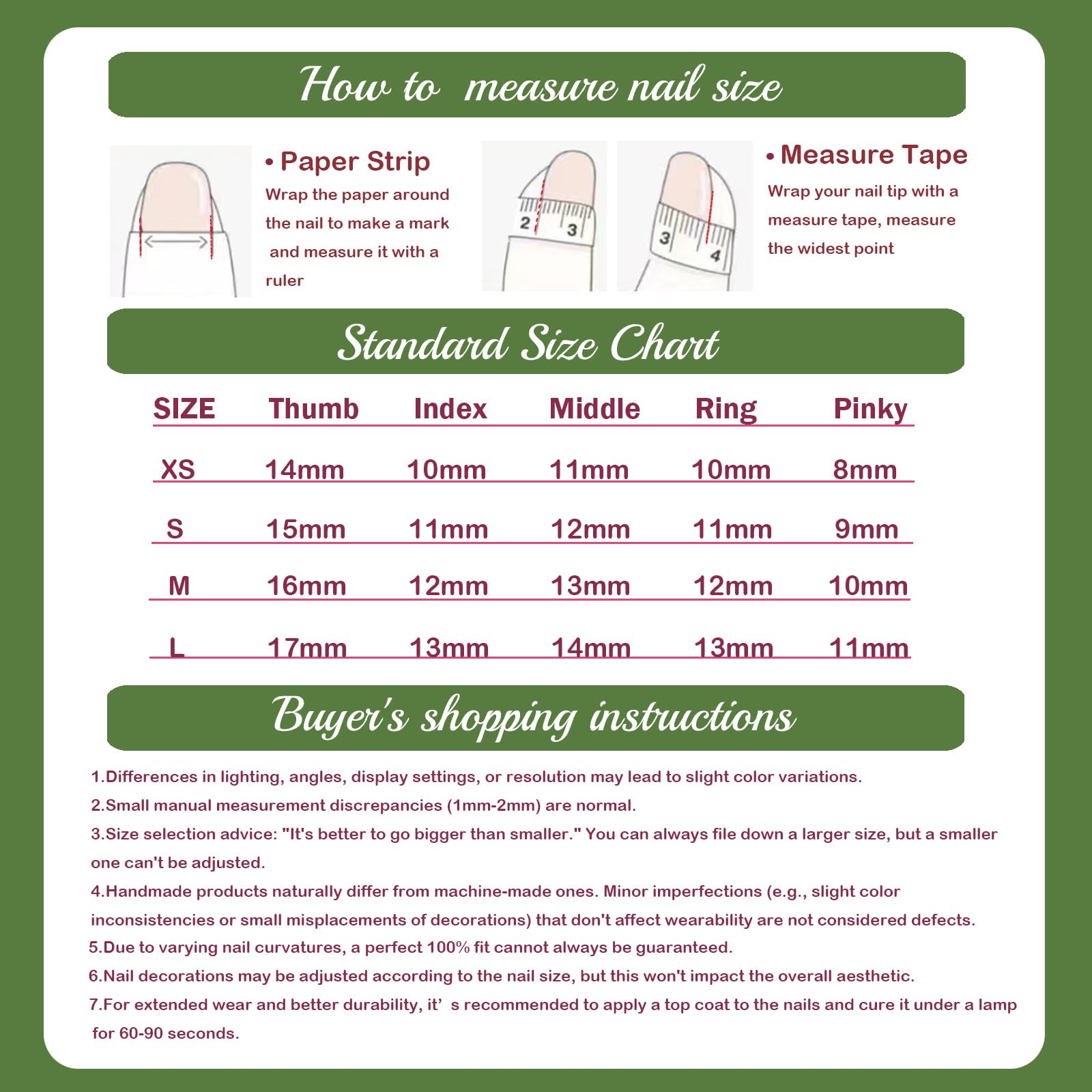 KimKista kit includes glue and file for secure, lasting wear.