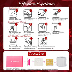KimKista jelly glue option for short-term wear.