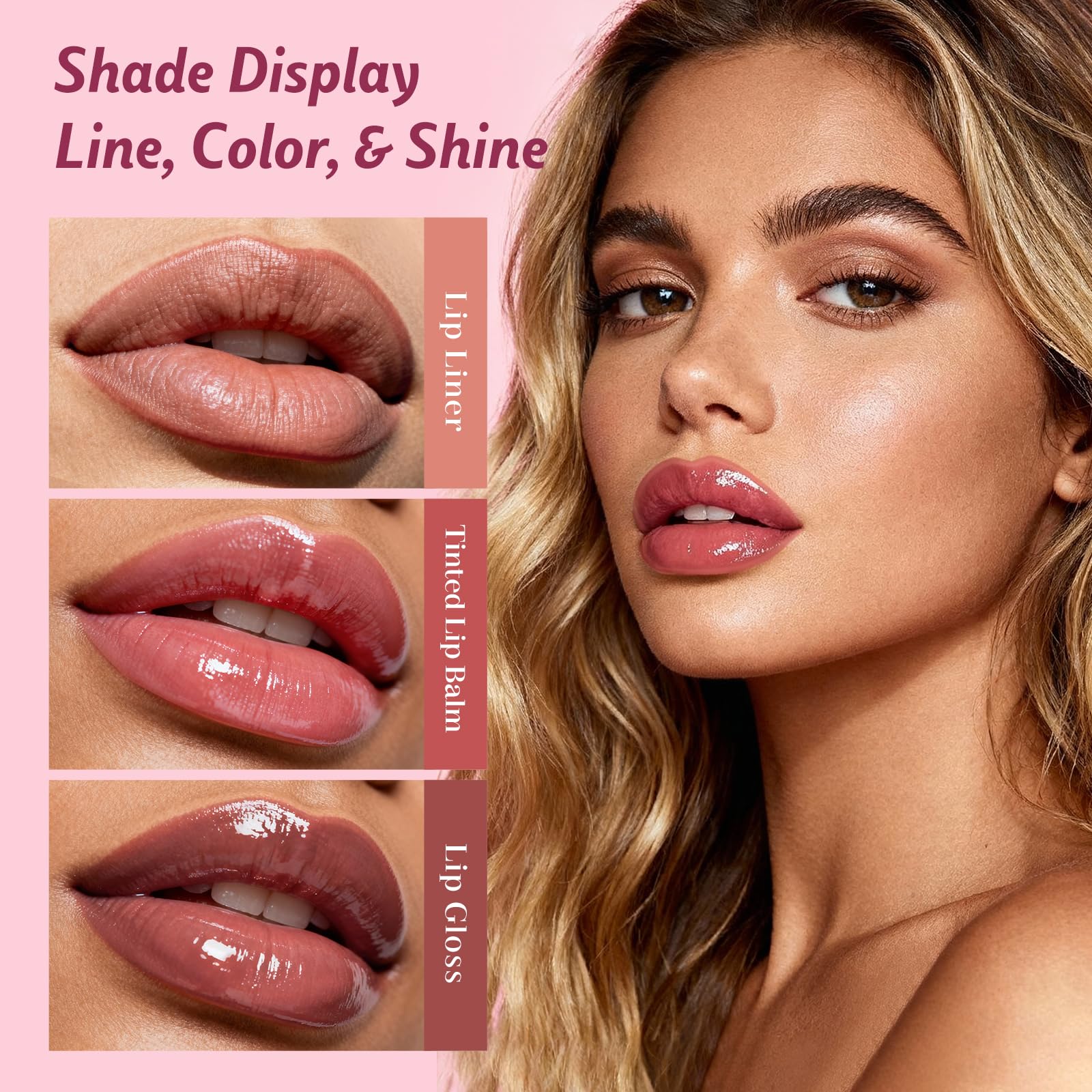 Kimuse Sweet Fig Set long-lasting lipstick with rich color and hydration.