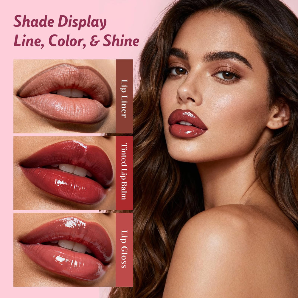 KIMUSE waterproof lip liner definition for precise lip contour and long wear.