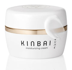 Kinbai Face Cream bottle with fragrance-free label for sensitive skin hydration.