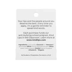 Kind Lips fragrance-free hypoallergenic lip balm for sensitive lips