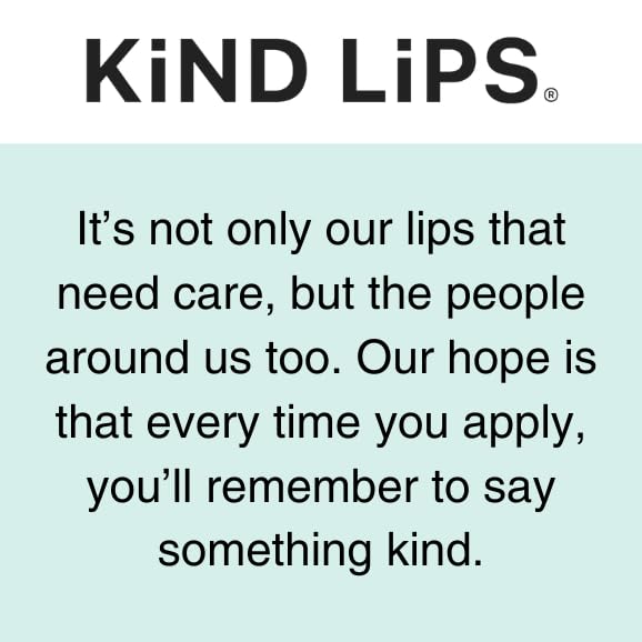 Kind Lips organic ingredients line-up including coconut oil and shea butter.