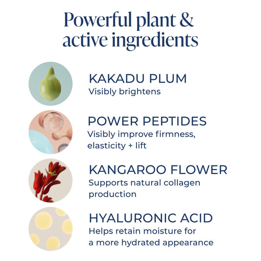Kind Science Eye Cream jar packaging highlights vegan formula for gentle wrinkle care.