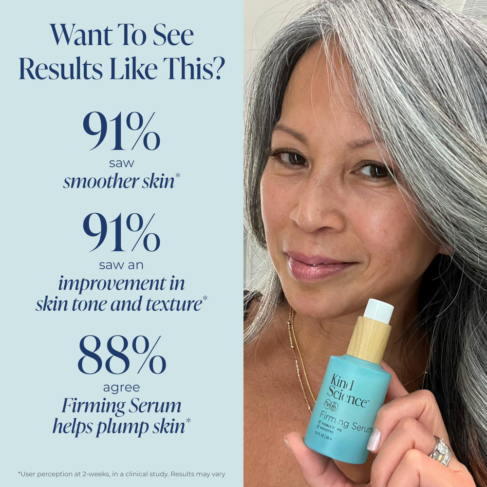 Kind Science fragrance-free formula on clean skin suits sensitive skin routines.