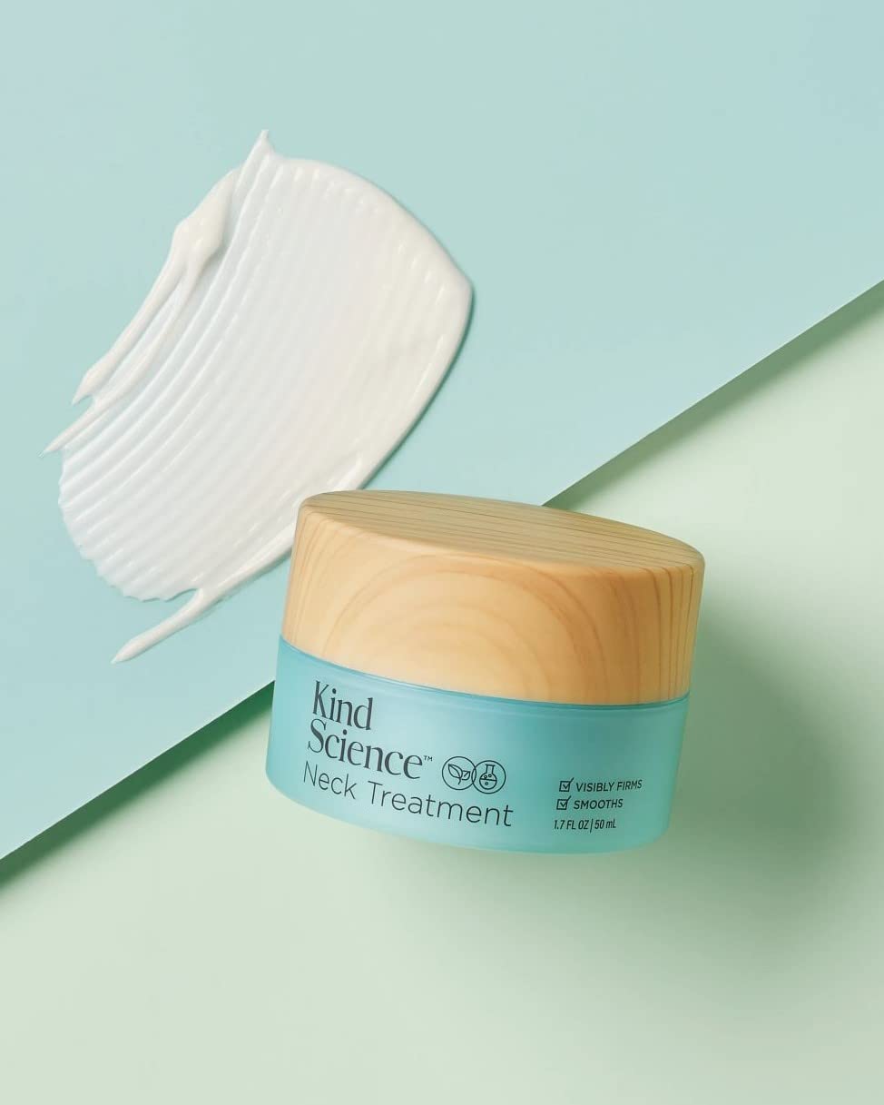 Cruelty-free, Leaping Bunny certified neck cream.