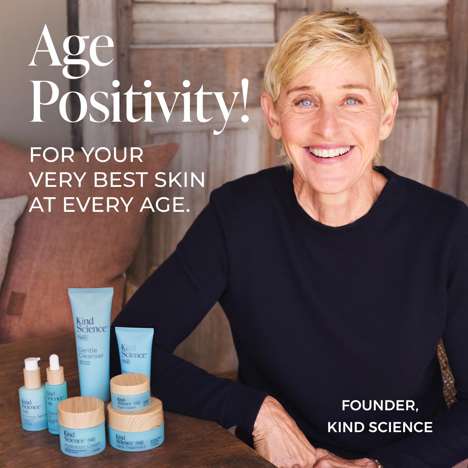 Kind Science product on a bathroom shelf ready for nightly skincare