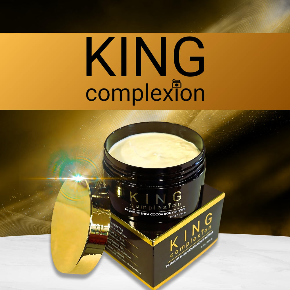 King Complexion gift-ready packaging makes a premium organic body butter a thoughtful present.