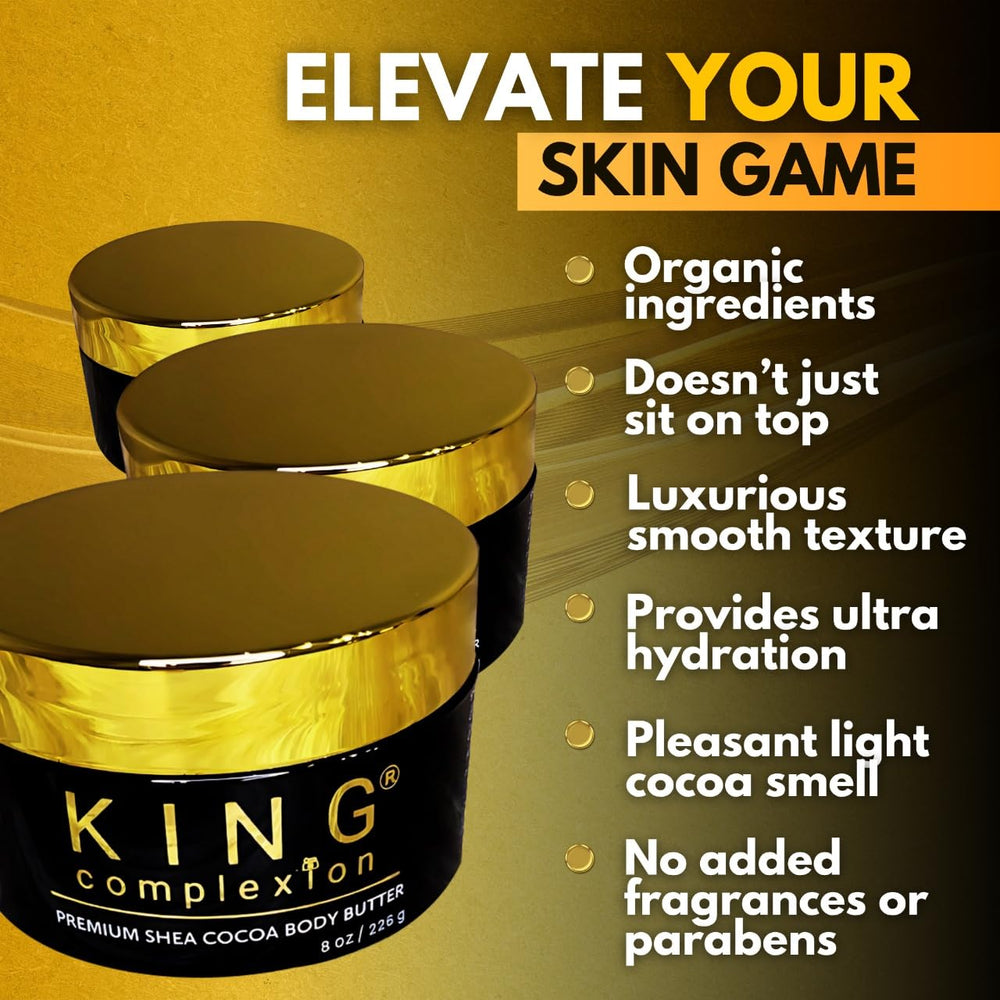 King Complexion scent profile highlights natural cocoa aroma with no added fragrances.
