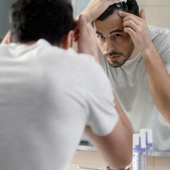 Scalp massage with KINTOR KX-826 foam to activate follicles