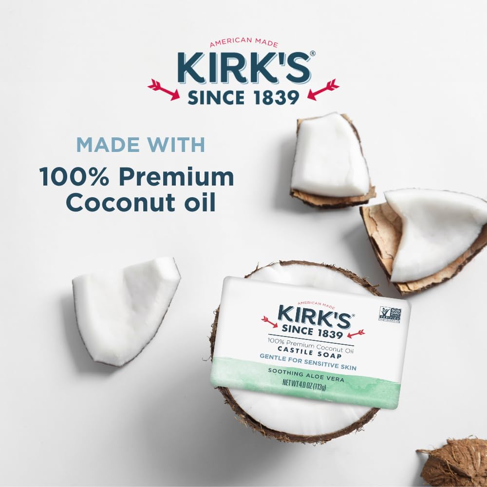 Kirk's Castile Soap Aloe Vera variant provides soothing hydration