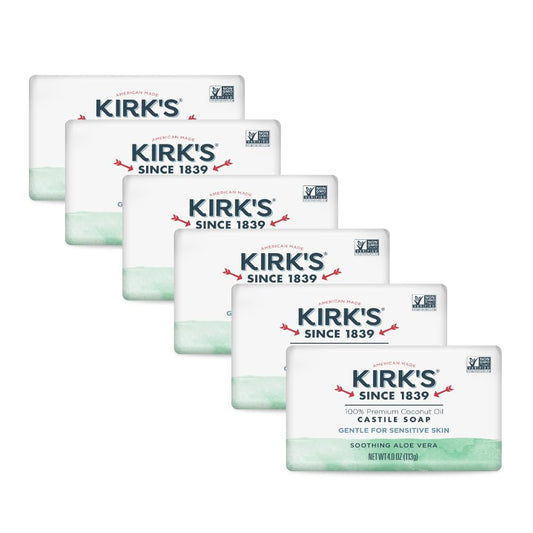 Kirk's Castile Soap Original Fresh Scent bar for daily cleansing