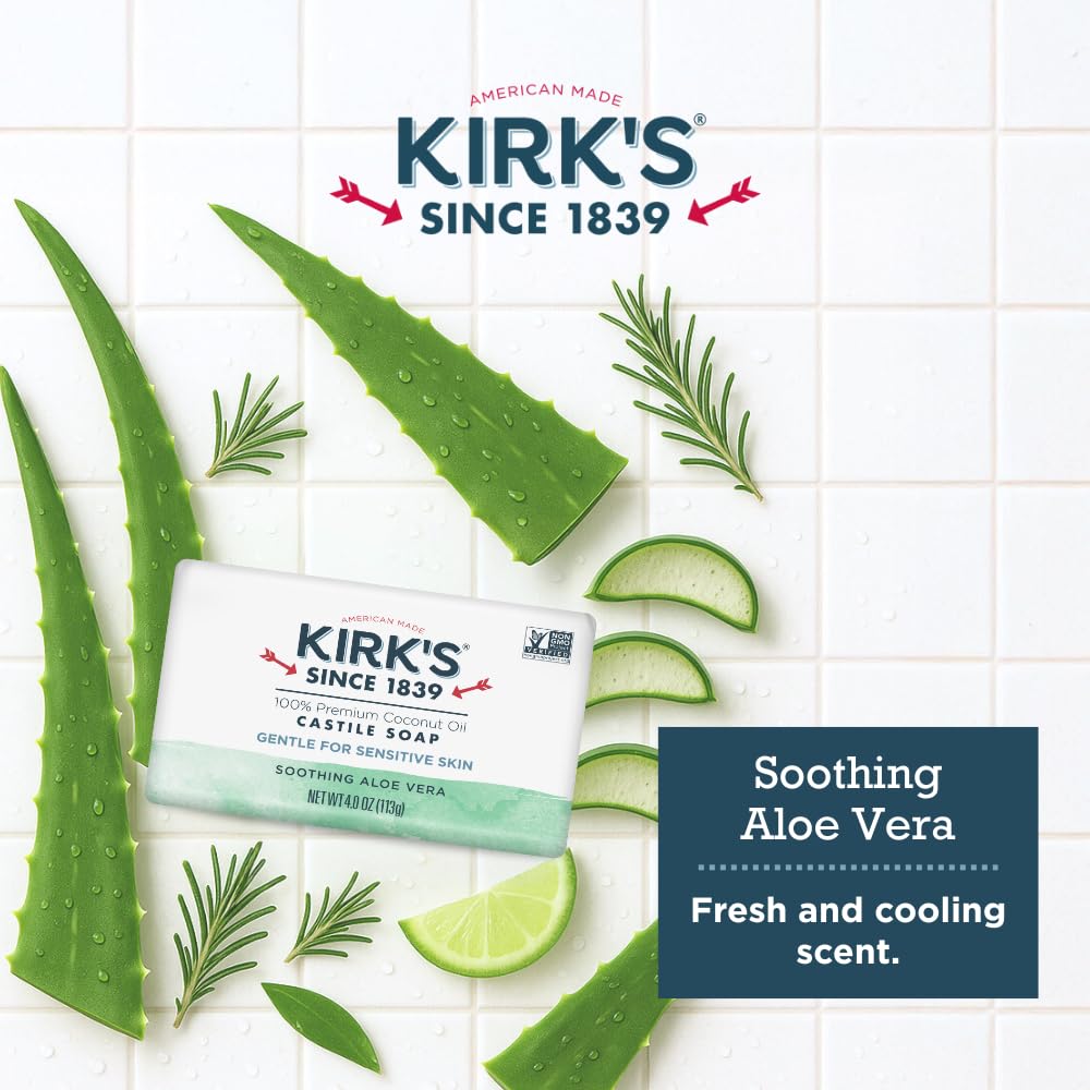 Vegan non-GMO Kirk's soap uses ethical ingredients for mindful shoppers