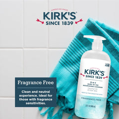 Kirk's family morning routine with multi-use cleanser in action