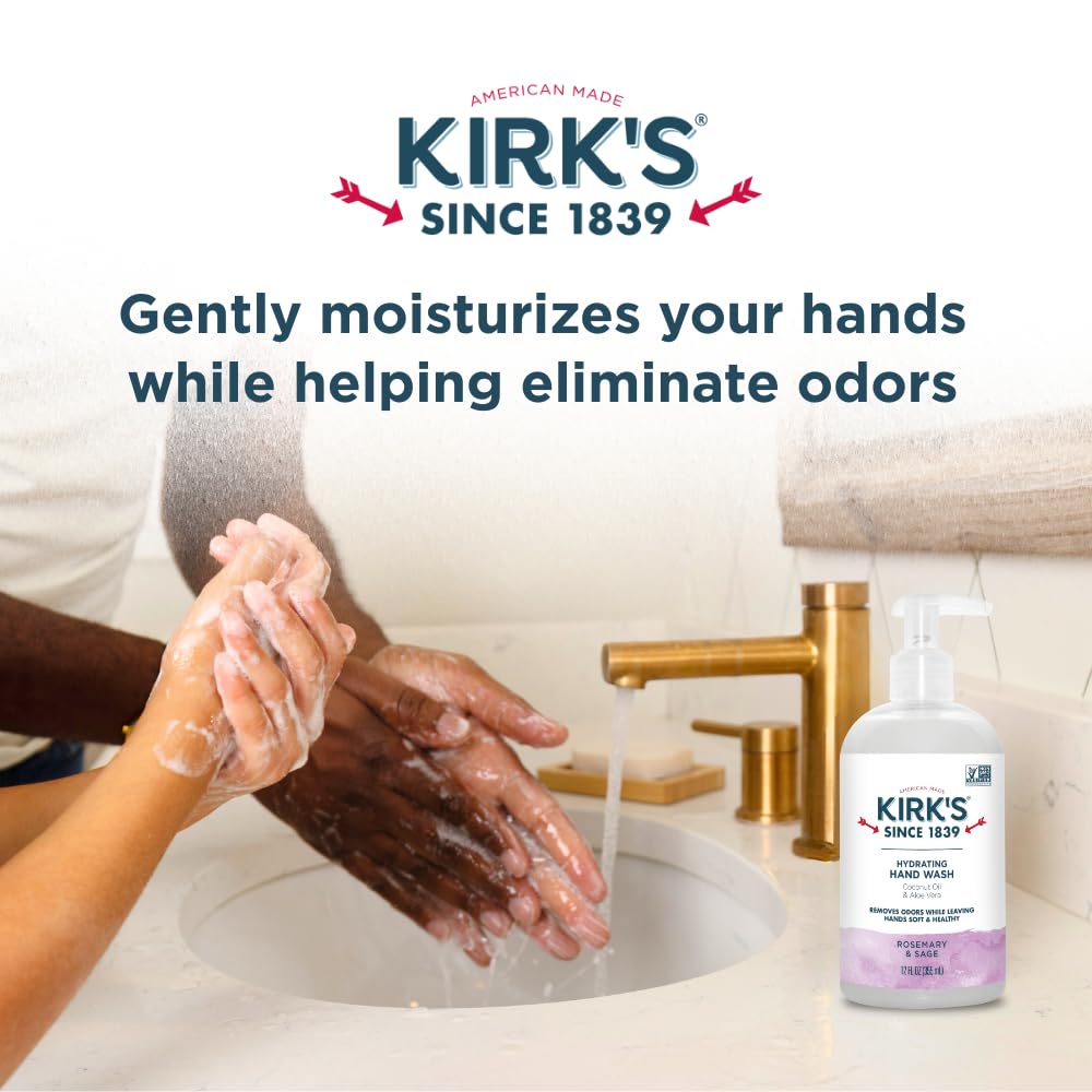 Kirk's Hand Wash odor-neutralizing formula with DeoPlex