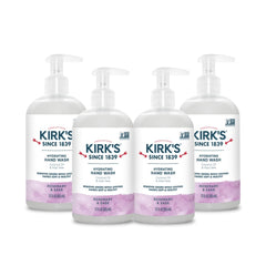 Kirk's Hydrating Hand Wash pump bottle for soft, hydrated hands