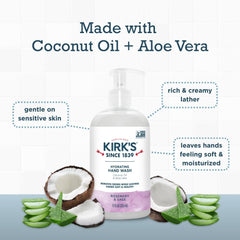 Kirk's Hand Wash vegan and non-GMO for everyday use