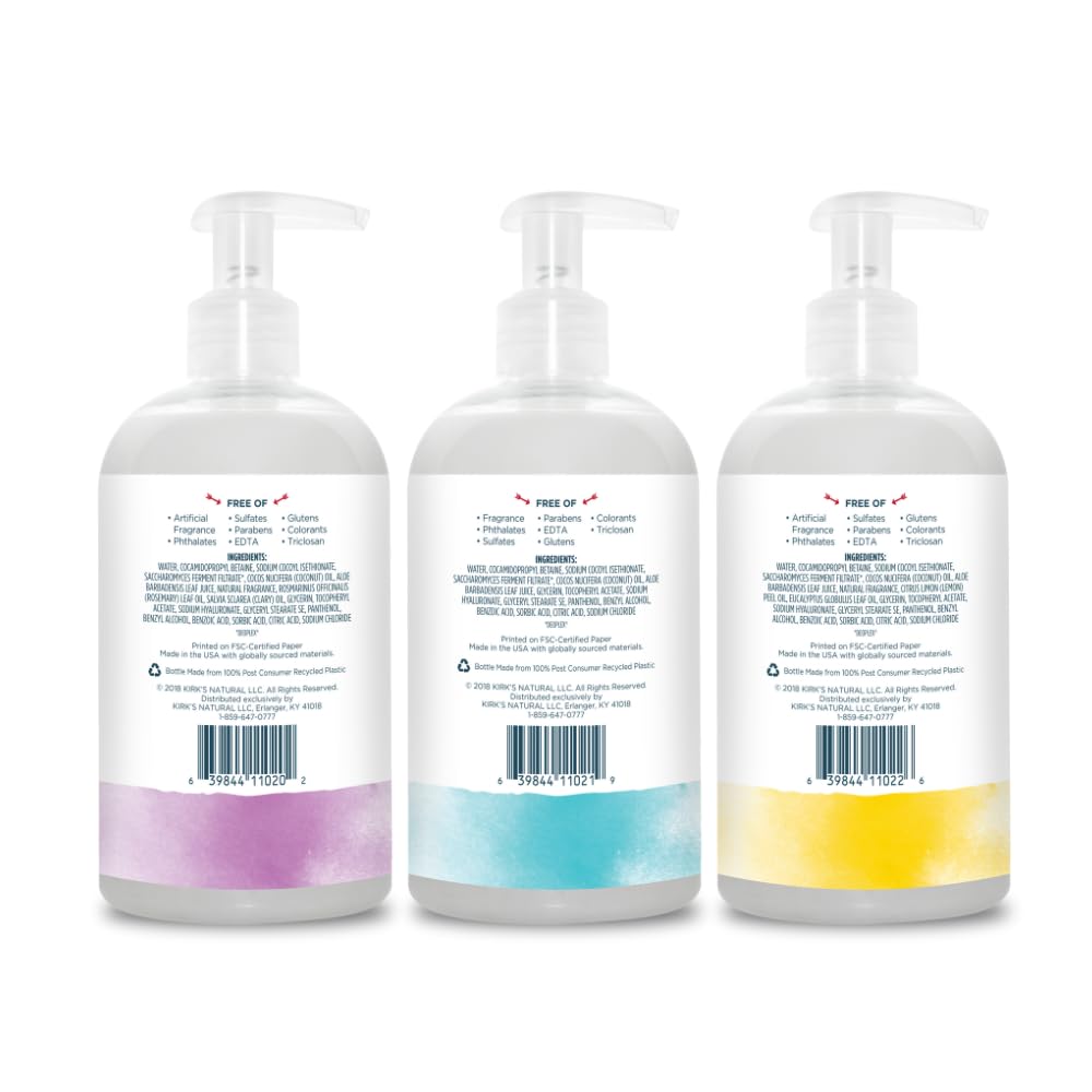 Kirks odor-neutralizing hand wash bottle uses DeoPlex to reduce kitchen odors