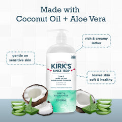 Kirks sensitive skin formula suitable for the whole family