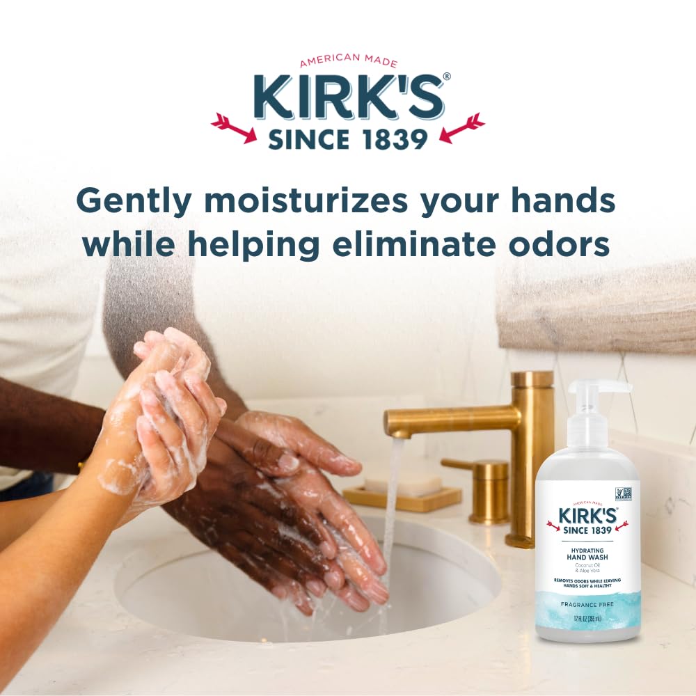 Kirks sensitive skin-friendly hand wash in safe formula for daily cleansing