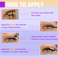 Kiromiro all-day comfort lashes with soft band and flexible wear