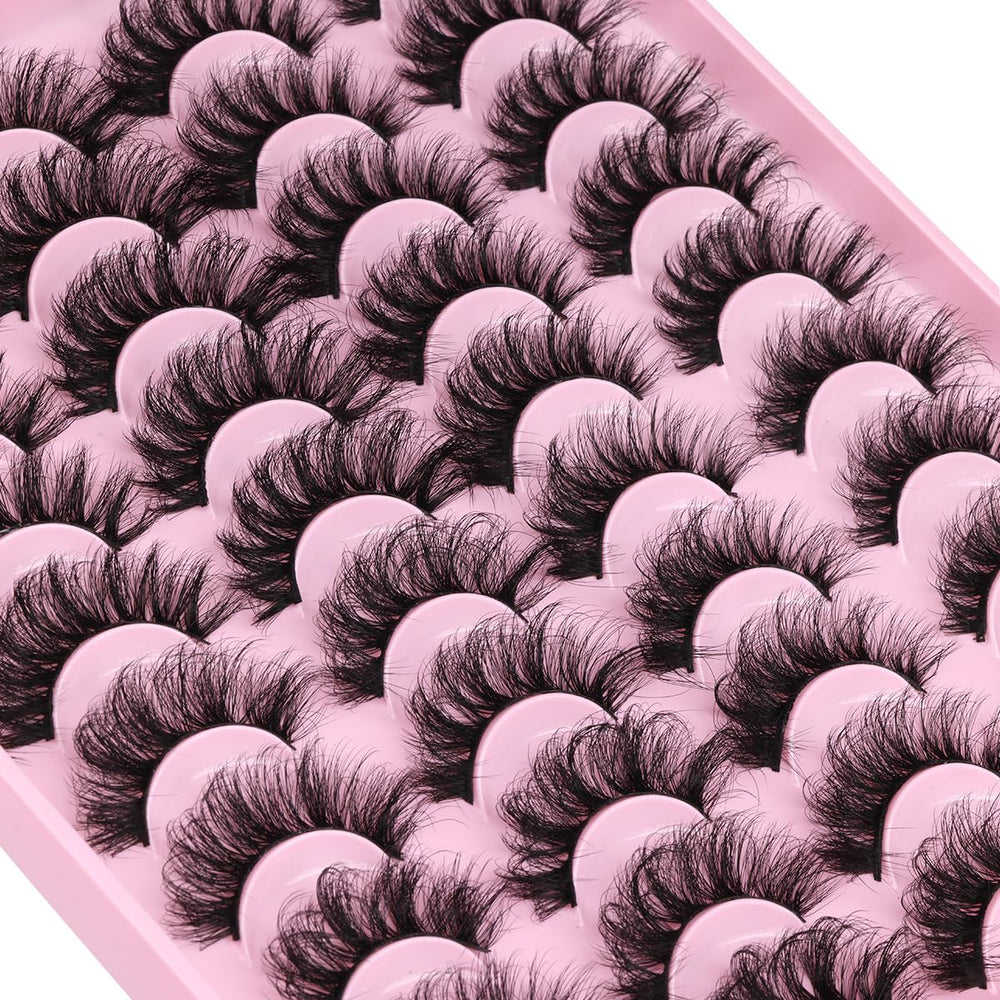 Kiromiro mink lashes wispy 20mm for lightweight drama.