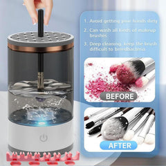 Kismiger Electric Makeup Brush Cleaner grey cleaning pad for gentle bristle care.