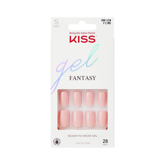 KISS Gel Fantasy Midnight Snacks nails shown in glossy full-set for instant style.