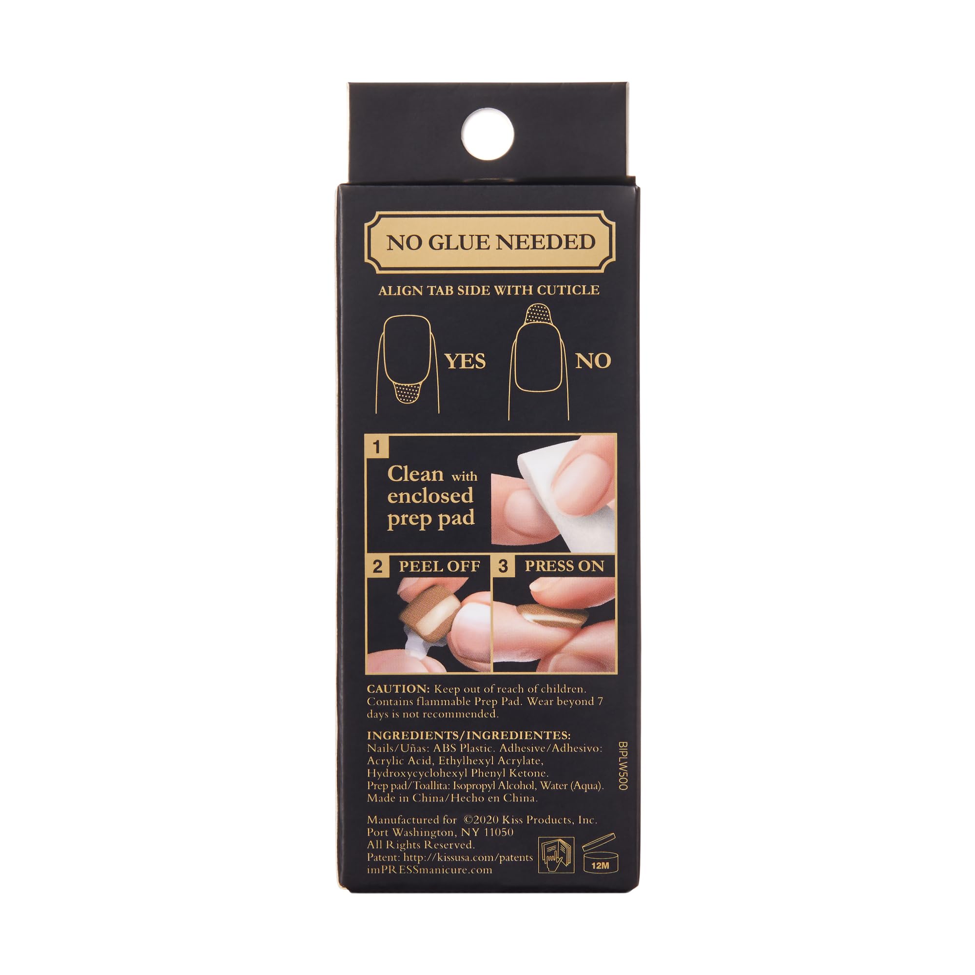 KISS imPRESS Purefit technology providing natural, comfortable toe-nail fit