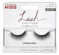 KISS Lash Couture Little Black Dress lashes—six-piece pack for multiple looks and easy wear.