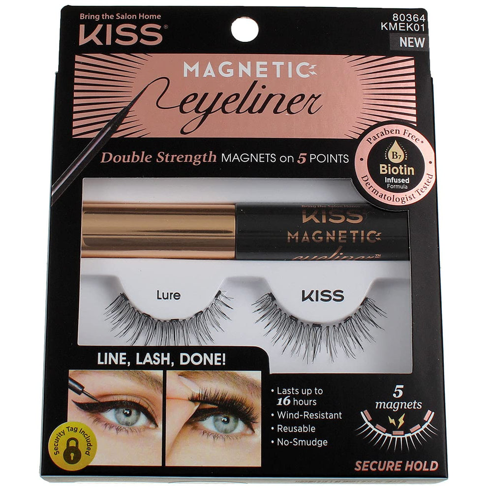 KISS Lure reusable lashes system demonstrates long-lasting wear potential.