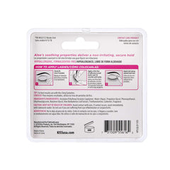 KISS Strip Lash Adhesive Aloe Soothing shown for lash-line comfort.