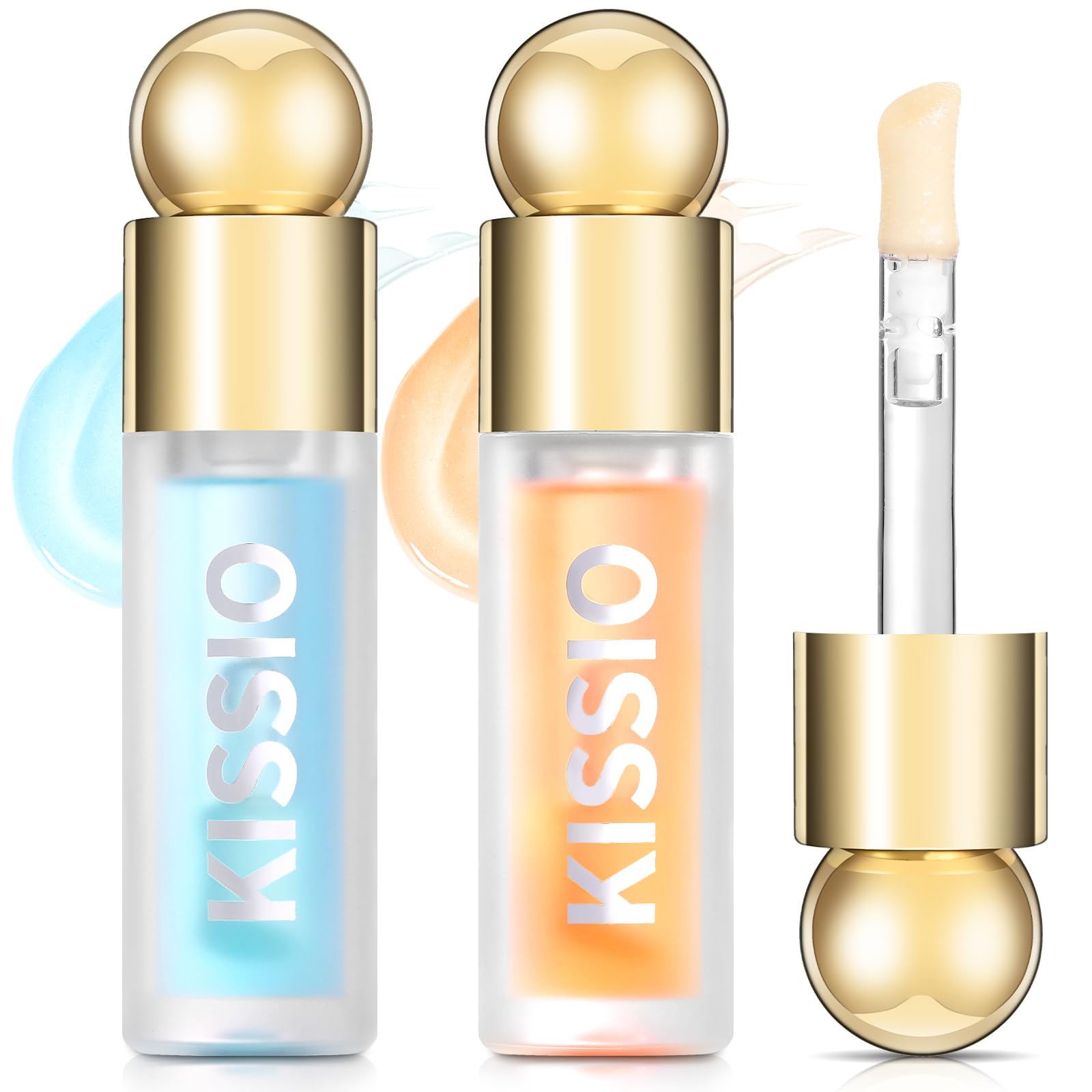 KISSIO day ginger serum lip gloss for daytime plump and smooth lips