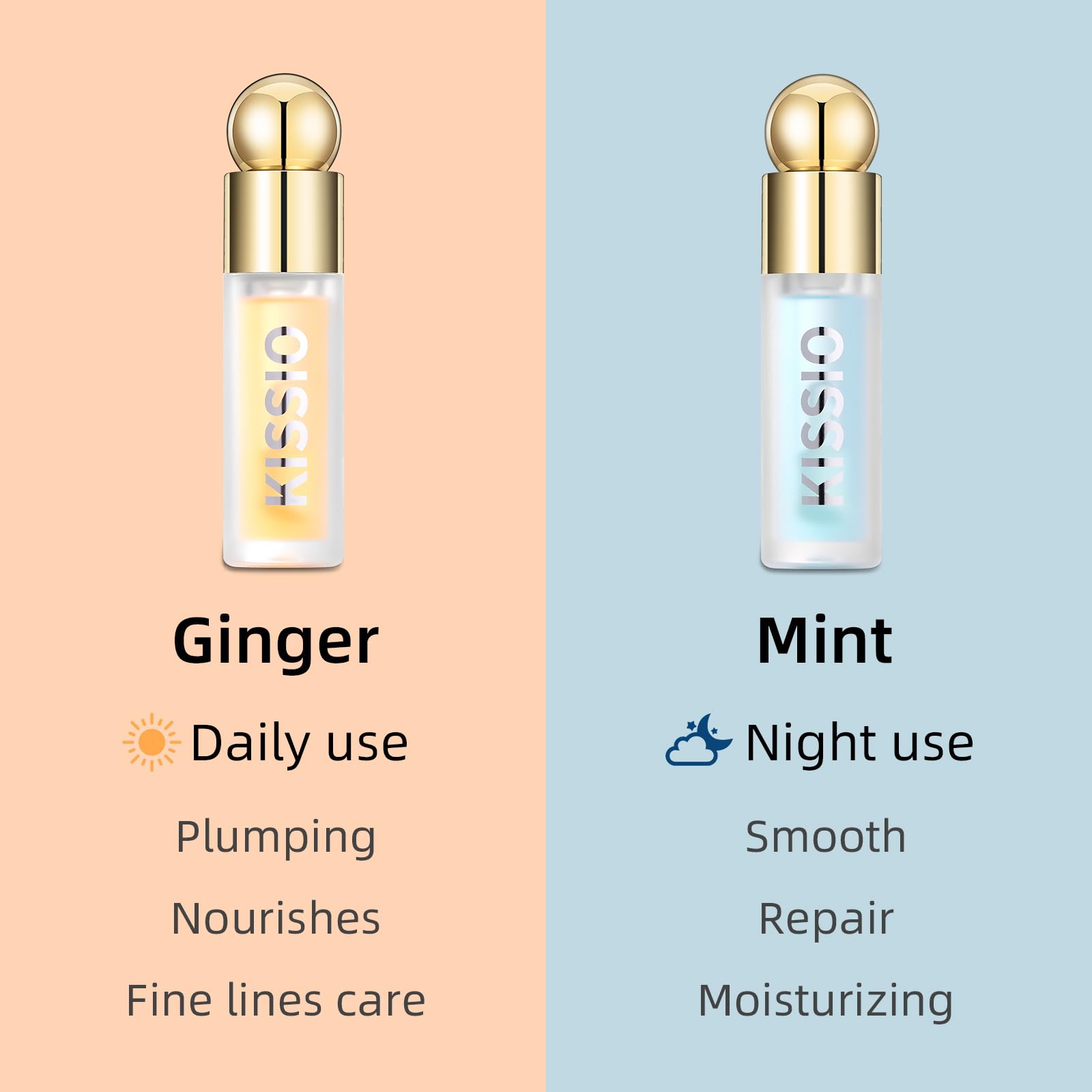 KISSIO Jojoba oil lip nourishment for lasting softness