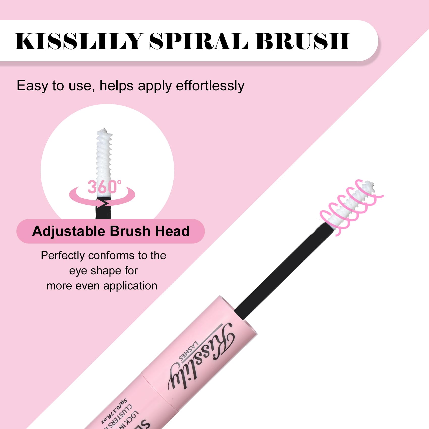 Kisslily easy removal with makeup remover after wear